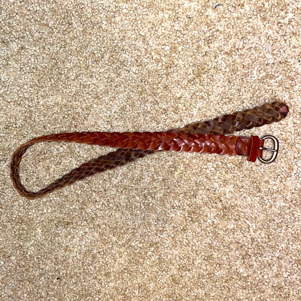 AEO XS/S Woven Leather Belt